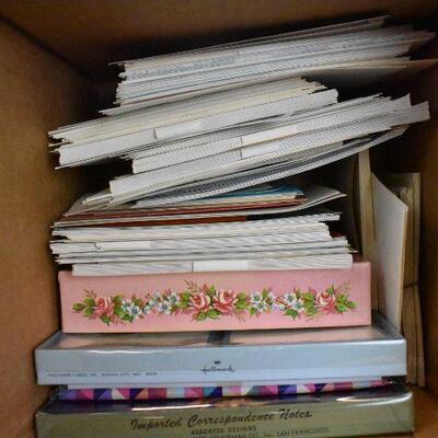 Large Lot Vintage Greeting Cards & Envelopes