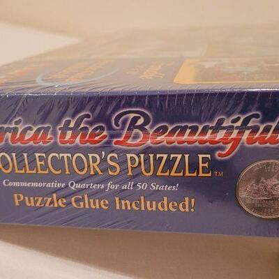 Lot 193: New Sealed AMERICA THE BEAUTIFUL Coin Collectors Puzzle 