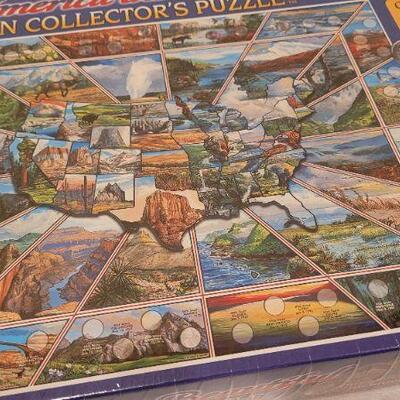 Lot 193: New Sealed AMERICA THE BEAUTIFUL Coin Collectors Puzzle 