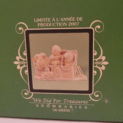 Lot 195: Pair of New Dept. 56 SNOWBABIES Figures