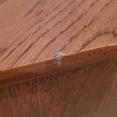 Lot 197: Vintage LANE Mid Century Modern Side Table w/ Magazine Storage 