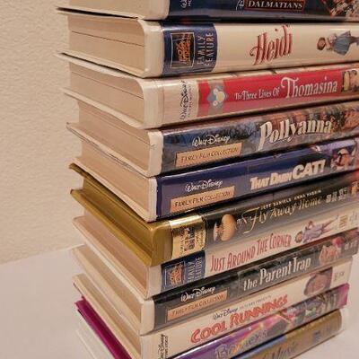 Lot 199: Large Assortment of Vintage DISNRY VHS Movies 