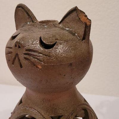Lot 201: (2) Cat Lovers Home Deco Accents