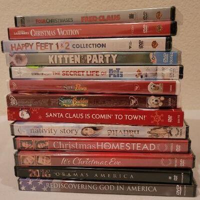 Lot 202: New SEALED Assorted Christmas and Children's DVD MOVIES 