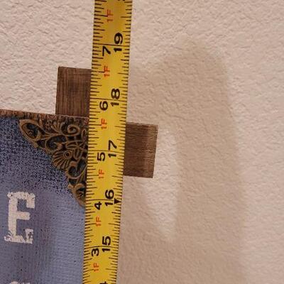 Lot 203: 19" x 15" Home Deco LOVE Themed Artwork