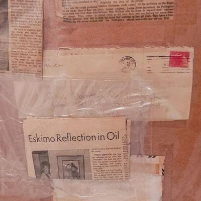 Lot 204: Vintage 1964 JOAN AREND KICKBUSH Fine Art Oil Painting SIGNED Alaska 