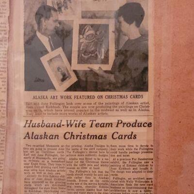 Lot 204: Vintage 1964 JOAN AREND KICKBUSH Fine Art Oil Painting SIGNED Alaska 