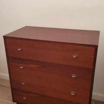Lot 207: Vintage Made in DENMARK Mid Century Modern 4-Drawer Dresser