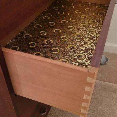 Lot 207: Vintage Made in DENMARK Mid Century Modern 4-Drawer Dresser