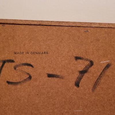Lot 207: Vintage Made in DENMARK Mid Century Modern 4-Drawer Dresser