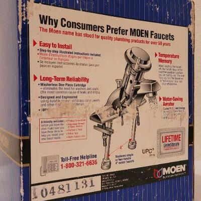 Lot 211: New MOEN Bathroom Lavatory Faucet