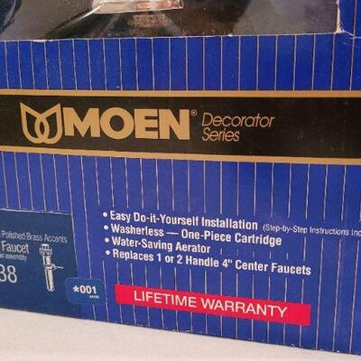 Lot 211: New MOEN Bathroom Lavatory Faucet