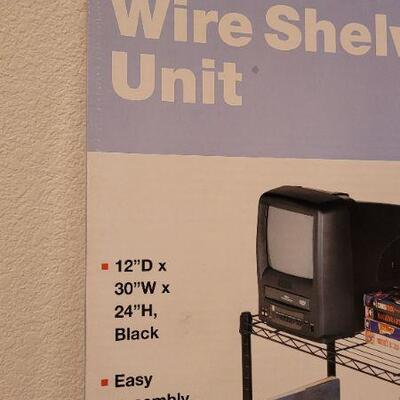 Lot 215: New 2-Tier Wire Shelving Unit