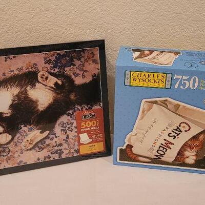 Lot 220: (2) NEW Cat Lovers Puzzles