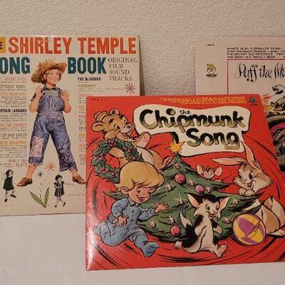 Lot 238: Assorted Vintage Vinyl LP Records - Shirley Temple and more