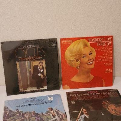 Lot 239: Assorted Vintage LP Vinyl Records - Frank Sinatra and more