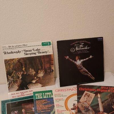 Lot 241: Assorted Vintage Vinyl LP Records - The Little Drummer Boy and more