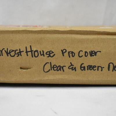Harvest House Pro COVER ONLY, FRAME NOT INCLUDED, Clear & Green - New