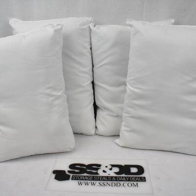 Qty 4 Mainstays 100 Polyester Travel Pillow 14