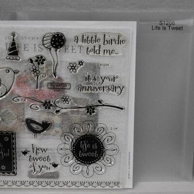2 Sets Acrylic Stamp Sets by CTMH 