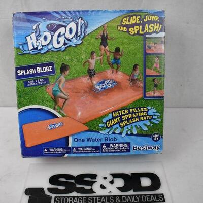 Bestway H2OGO! Splash Blobz water blob spraying splash mat 6.6ft x 9.8ft - New