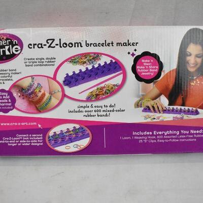 Shimmer & Sparkle Cra-Z-Loom Bracelet Maker - New