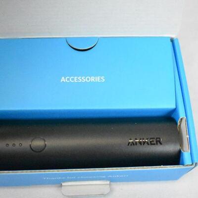 Anker Power Core 5000 Portable Charger with Cord & Storage Bag - New