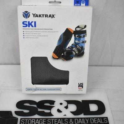 Yaktrax Skitrax Ski Enhanced Traction and Boot Protection, size medium - New