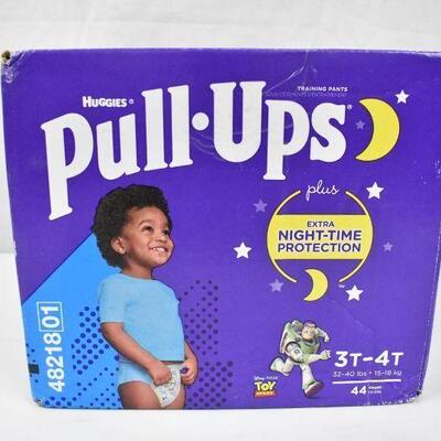 Pull-Ups Boys' Night-Time Training Pants, 3T-4T, 44 Ct - New
