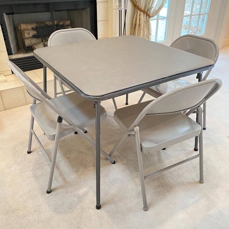 Card Table & 4 Chairs