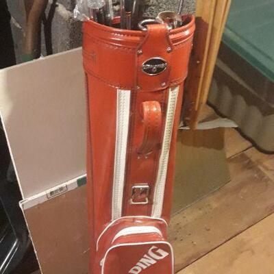 Vintage Spalding Golf Clubs 