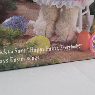 Lot 247: New Vintage Rocking Easter Bunny 