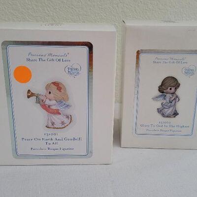 Lot 251: (2) New Precious Moments Bisque Figures