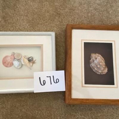 Lot 676 - Real Shell Art