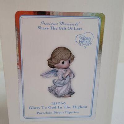 Lot 253: (2) New Precious Moments Bisque Figures 