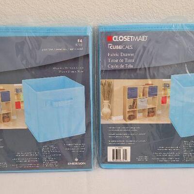 Lot 256: (2) New CLOSET MAID Fabric Drawers