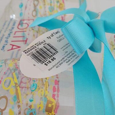 Lot 260: (2) New LOLITA "Love my Party of Two" Acrylic Glasses 