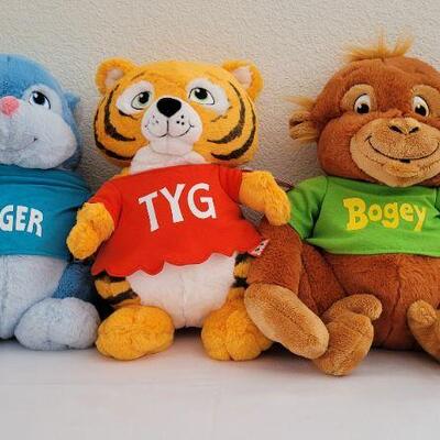 Lot 263: (3) New HALLMARK Shirt Tales Stuffed Plush Animals