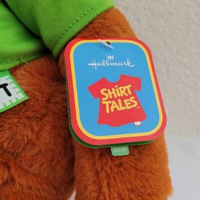 Lot 263: (3) New HALLMARK Shirt Tales Stuffed Plush Animals