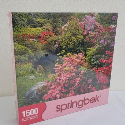 Lot 264: Vintage New Sealed SPRINGBOK 1500 pc. "Tranquil Time" Puzzle