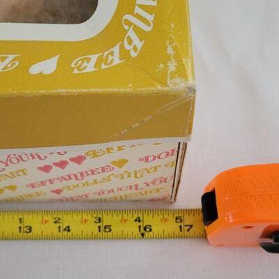 Lot 266: Vintage EFFANBEE Vinyl Jointed Doll with MOHAIR and original Baby Bottle