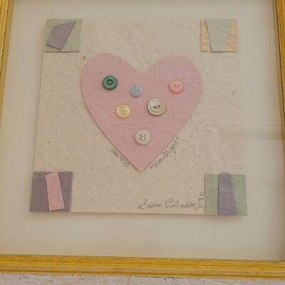Lot 276: New MACY'S Fine Art Wall Deco HEART LIGHT