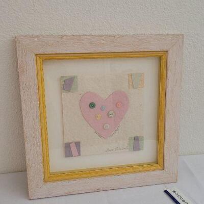 Lot 276: New MACY'S Fine Art Wall Deco HEART LIGHT