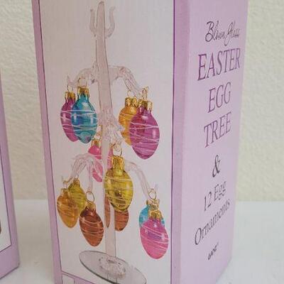 Lot 279: New Easter Egg Decorative Trees (One is LED)
