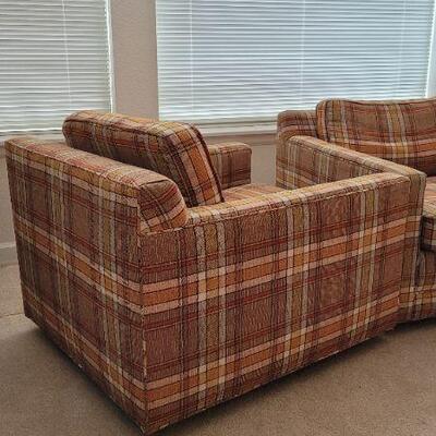 Lot 281: Pair of Vintage MARSHALL FIELD & CO. Mid Century Lounge Chairs