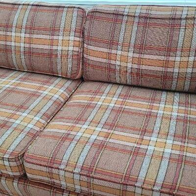 Lot 281-B: Vintage Mid Century Modern Marshall Field & Co. 84" Couch 
