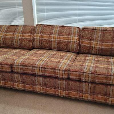 Lot 281-B: Vintage Mid Century Modern Marshall Field & Co. 84" Couch 