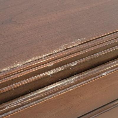 Lot 285: Vintage PAIR of ETHAN ALLEN 4-Drawer Side Tables 