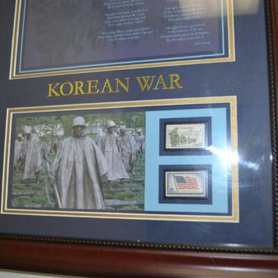 LOT 522 US POSTAL SERVICE KOREAN WAR STAMP COLLECTIBLE 