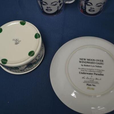LOT 543 PLATES AND CUPS